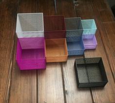 Hex Panel Baskets 2 3D Printer Model