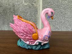 Swan Boat For Matchbox Carousel 3D Printer Model