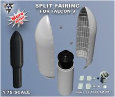 Falcon 9 Fairing Upgrade 3D Printer Model