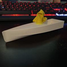 Balloon Powered Boat 3D Printer Model