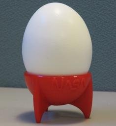 Rocket Egg Cup 3D Printer Model