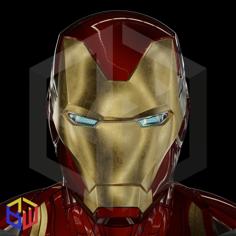 Ironman Mark 85 Helmet V2 3D Printer Model