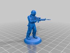 Modern Soldier – Sniper Rifle 3D Printer Model