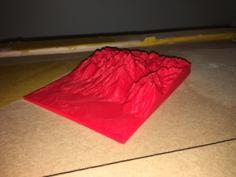 Teton Mountains 3D Printer Model