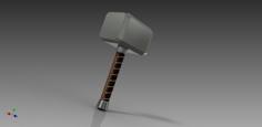 THOR HAMMER MARVEL (Mjöllnir) 3D Printer Model