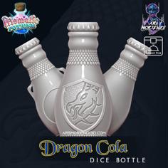 Dragon Cola – Prismatic Potions – Dice Bottle 3D Printer Model