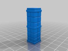 TIL+ Tile Walls + Opening Door For Resident Evil 2 3D Printer Model