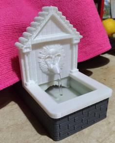 Crib Fountain (Fontanile Per Presepe) 3D Printer Model