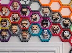 Hexagon Funko Pop Wall Mount 3D Printer Model