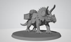 Triceratops For Resin Printers 3D Printer Model