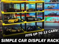 Simple Car Display Rack For Hot Wheels & 1/64 Cars 3D Printer Model