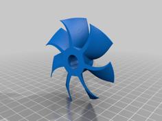 Propeller For 12mm Shaft 3D Printer Model