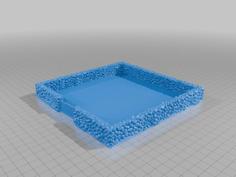 Stone Wall Field (6in X 6in) (28mm) 3D Printer Model