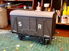 SECR/SR Railway Covered Wagon Box Van 1426/1427 3D Printer Model