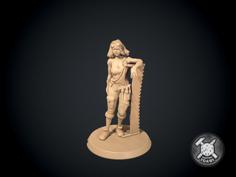 Carpenter Female – Robinson Crusoe 3D Printer Model