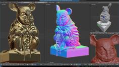 Mouse Statue – Monument To Lab-Mice 3D Printer Model