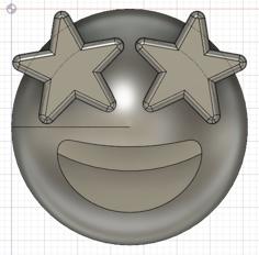 Emoji Star Struck 3D Printer Model