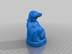 Dachshund Buddha (Canine Collection) 3D Printer Model