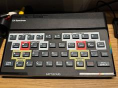 ZX Spectrum Keyboard Overlay For 48k Rubber Key Model 3D Printer Model