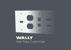 WALLY – Wall Plate Customizer 3D Printer Model