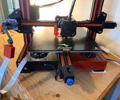 Ender 3 V2 Drawer Replacement – Tool-less Raspberry Pi 4 Enclosure 3D Printer Model