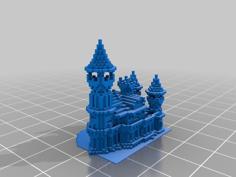 Minecraft Castle From Our Medieval Server 3D Printer Model