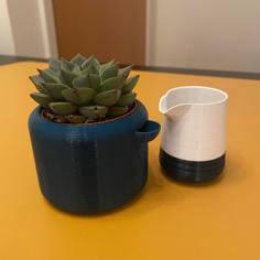 Cute Desk Watering Can 3D Printer Model