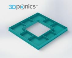 Reservoir Cap – 3Dponics Herb Garden 3D Printer Model