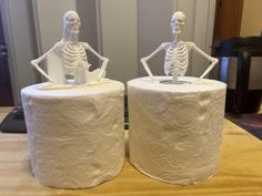 Halloween Toilet Roll Skeletons 3D Printer Model