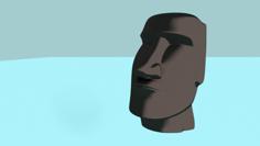 Easter Island Head Moai 3D Printer Model