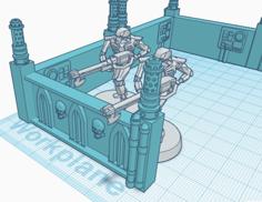 Imperial Gothic Low Wall 3D Printer Model