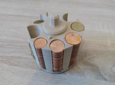 Coin Rotator (€) – Printed Only 3D Printer Model