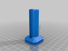 BPS Space Rocket Cradle Vertical Adapter 3D Printer Model