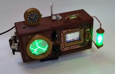 Steampunk Radio 3D Printer Model