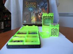 Elder Sign Components Organizers 3D Printer Model