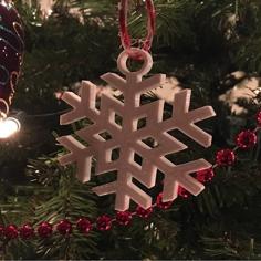 Snowflake Ornament 3D Printer Model