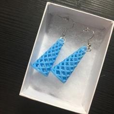 Conical Earrings 3D Printer Model