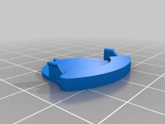 Digitronic Caliper Battery Cover 3D Printer Model