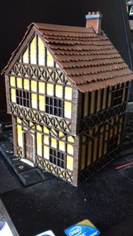 Tudor Style 2-Storey Wargaming House 3D Printer Model