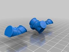 40K Bent / Crushed Barrels For Bases And Scenery V.1.01 3D Printer Model