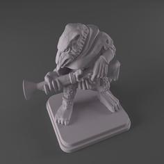 Advanced Heroquest – Ratmen Gunner 3D Printer Model