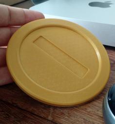 Super Mario Coin Coaster 3D Printer Model