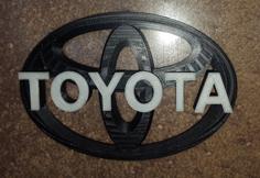 Toyota Badge Combo 3D Printer Model