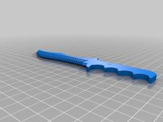 Comb Knife 3D Printer Model