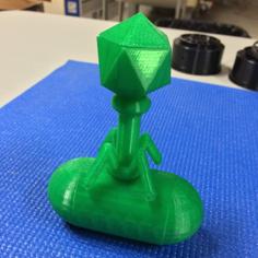 Educational Model Of A Bacteriophage 3D Printer Model