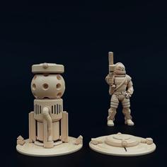 Robotic Fire Suppressor 3D Printer Model