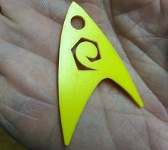 Star Trek Engineering Key Chain Dangle 3D Printer Model