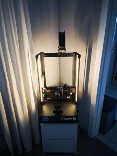 Artillery Sidewinder X1 – Custom IKEA LED Light Holder / Mount 3D Printer Model