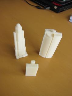 Buildings Where My Wife Has Worked – San Francisco, New York And Tokyo 3D Printer Model