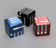 Futuristic Dice 3D Printer Model